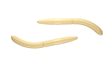 Libra Lures Fatty D Worm 65mm, Cheese,  CHEESE 005